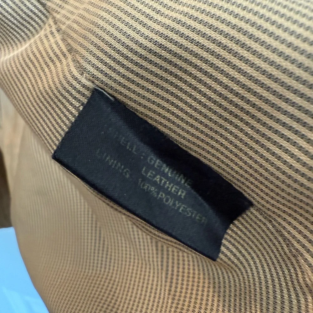 Peter Millar 100% Genuine Suede Leather Shirt Jacket - Rich‎ Brown Men’s
